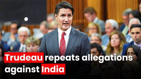 Watch: Justin Trudeau reiterates allegations against India | India.com