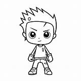 Premium Photo  Cartoon character coloring Page sketch template