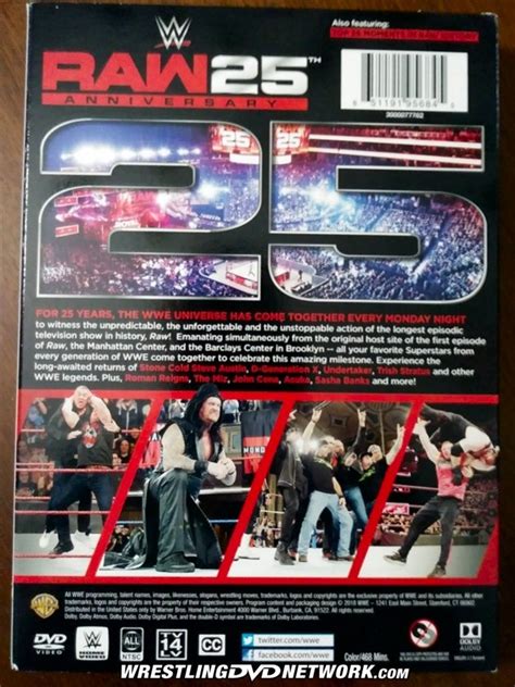 RELEASED TODAY: First Look Photos of WWE ‘RAW 25th Anniversary’ DVD ...