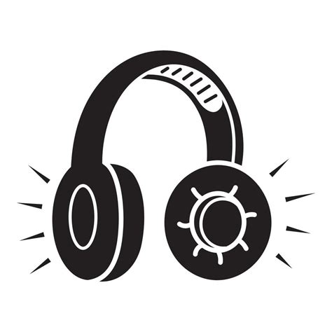 Dj headphones icon, simple style 15384699 Vector Art at Vecteezy