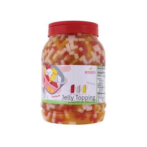 Bossen Rainbow Jelly | Nata de Coco | Boba Tea | Frozen Yogurt Topping – BossenStore.com