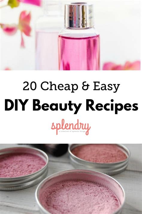 20 Easy DIY Beauty Products To Make Yourself - Splendry