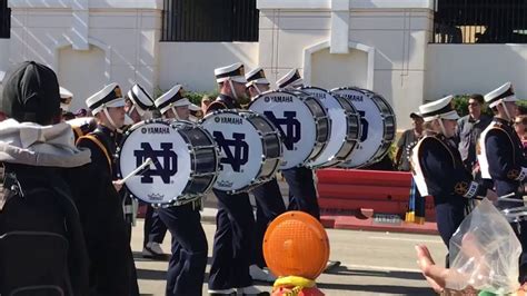 Notre Dame at the Citrus Bowl Parade 2017 - YouTube