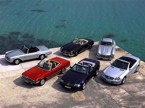 Mercedes-Benz SL History 1954-2004 | Mercedes benz classic, Mercedes sl ...