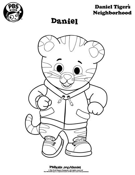 Daniel Tiger Coloring Page - Coloring Home