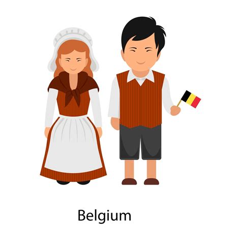 National Belgium Dress 2527659 Vector Art at Vecteezy