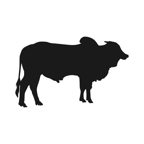 Premium Vector | Black cow logo