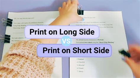 Print on Long Edge vs Print on Short Edge | Two-Sided Printing Binding ...