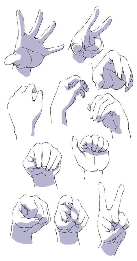 Hand References for Drawing