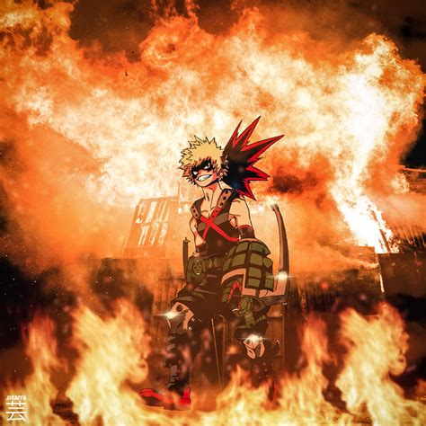 Bakugou X Explosion by jiraiyaart on DeviantArt