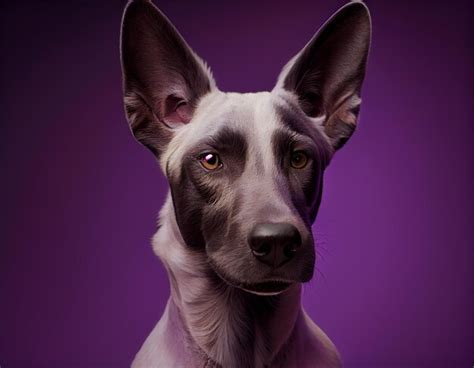 Premium AI Image | Dog Face Portrait Isolated on Background Realistic ...