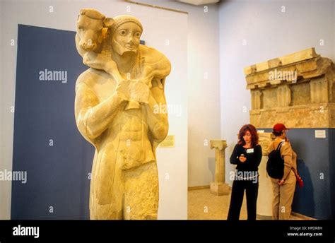 Moschophoros, Museum of Acropolis, Athens, Greece, Europe Stock Photo - Alamy