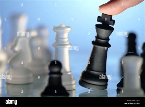 Close-up of chess pieces Stock Photo - Alamy