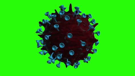 Animated Virus with Green Screen 1792650 Stock Video at Vecteezy