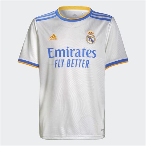 adidas Real Madrid 21/22 Home Jersey Y - White | adidas GH