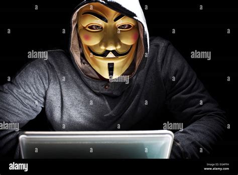 Computer hacker anonymous mask hi-res stock photography and images - Alamy