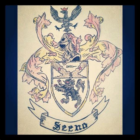 Modern family crest 1. Find out what both crests are from father's side and mother's side are 2 ...