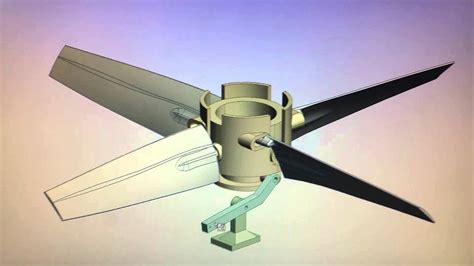 4 blade variable pitch propellor - YouTube