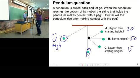 Example - Pendulum and Conservation of Energy - YouTube