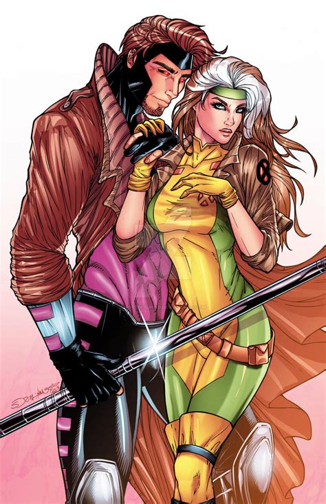 Gambit and Rogue by sorah-suhng on DeviantArt