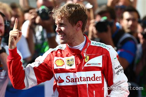 Winner Sebastian Vettel, Ferrari at Hungarian GP