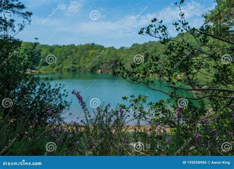 The blue pool Dorset stock photo. Image of reflection - 193058906