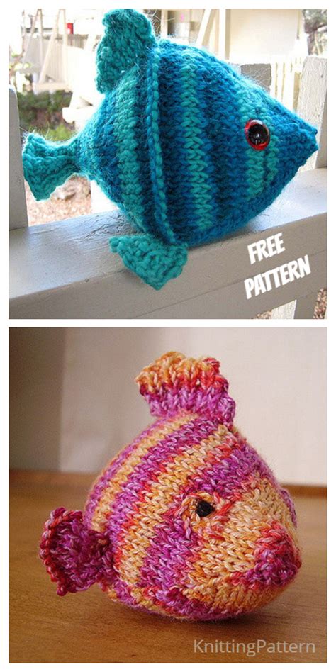 Knit Toy Fish Free Knitting Patterns - Knitting Pattern