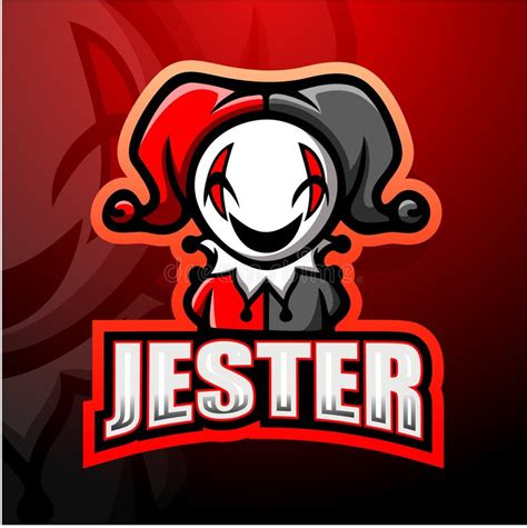 Jester Mascot Esport Logo Design Stock Vector - Illustration of ...