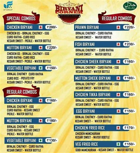 Biryani Corner Menu, Menu for Biryani Corner, Kottivakkam, Chennai - Zomato