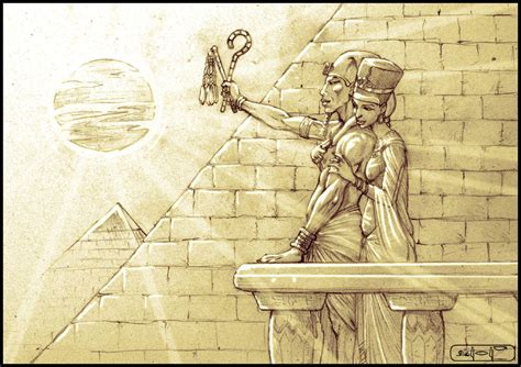 AKHENATEN and NEFERTITI by LeeReex on DeviantArt