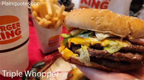 Tripple Whopper from Burger King
