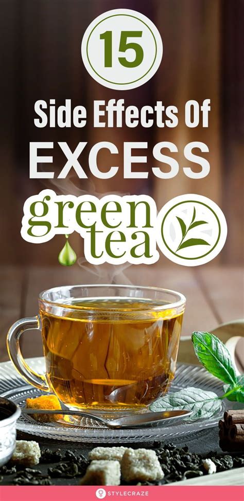 15 Side Effects Of Excess Green Tea Intake in 2021 | Side effects, Green tea side effects, Green ...