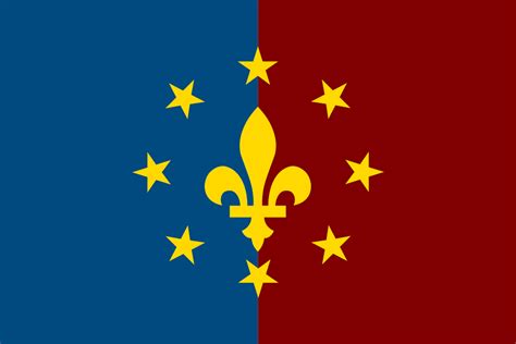 Redesign of the flag of Ile-de-France, the French region surrounding ...