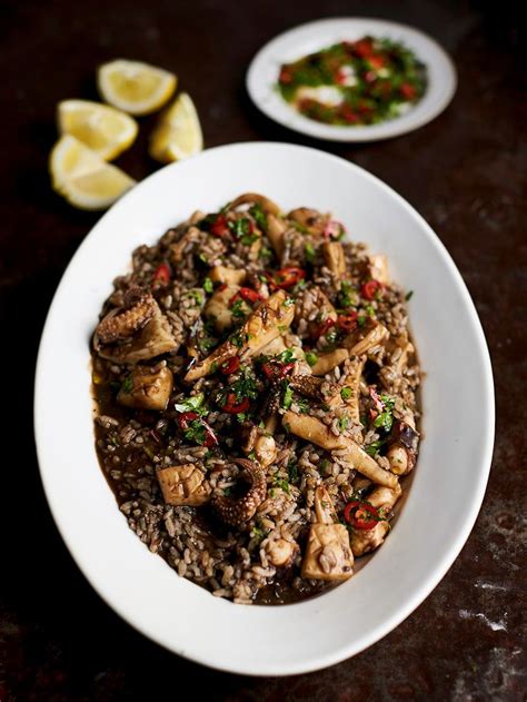 Croatian-style cuttlefish risotto | Jamie Oliver recipes | Recipe | Cooked chicken recipes ...