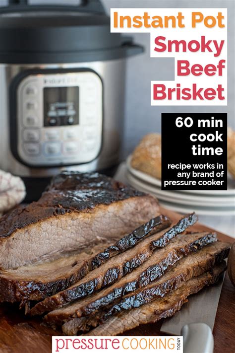 Smoky & Tender Pressure Cooker / Instant Pot Beef Brisket Recipe