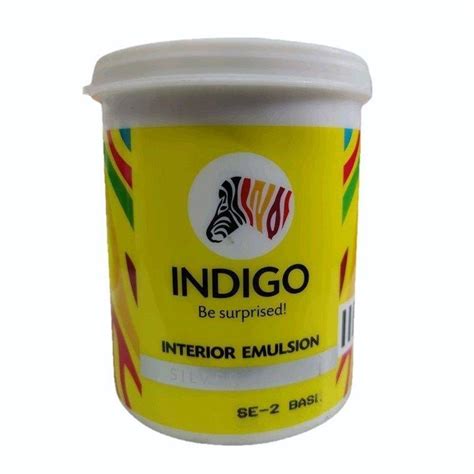 Indigo Silver Series Interior Emulsion Paint, Packaging Size: 1 Litre at Rs 240/bucket in Indore