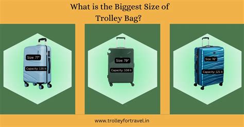 The Biggest Size of Trolley Bag Explained (2024) | Trolley for Travel