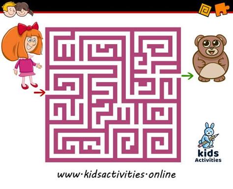 Funny mazes for kids printable | puzzle for children - Kids Activities Maze Games For Kids ...