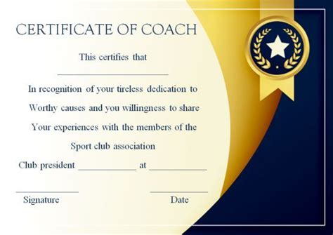 Coach Certificate Of Appreciation: 9 Professional Templates for His/Her Outstanding Performance ...