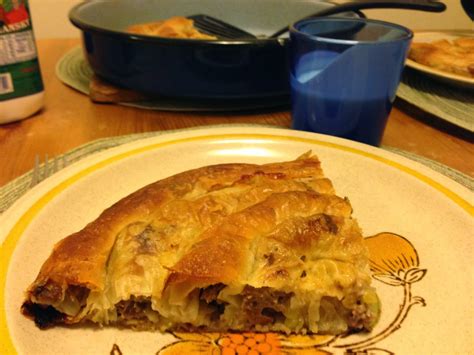 World Traveler Recipes: Home Made Bosnian Pita: Burek and Sirnica (Phyllo Pies Filled With Meat ...