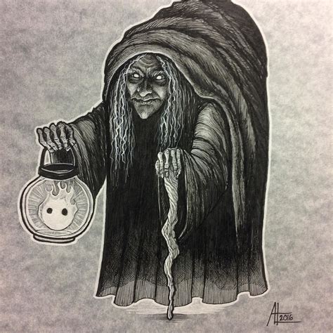 Scary Witch Drawing at GetDrawings | Free download