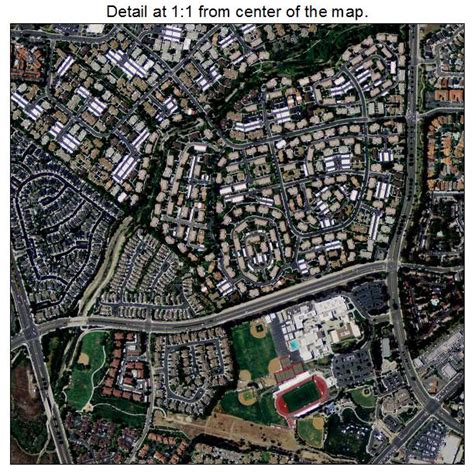 Aerial Photography Map of Laguna Hills, CA California