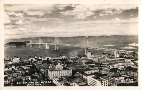 Oakland Bay Bridge San Francisco, CA Piggott Postcard