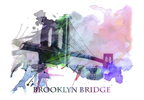 Brooklyn Bridge Digital Art by Steve K | Fine Art America