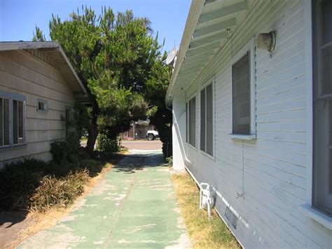 a long, narrow driveway perfect to hit line drives back th… | Flickr