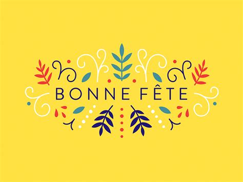 Bonne Fête ! by Mélanie Ramamon on Dribbble