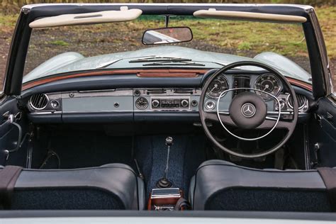 1968 Mercedes-Benz 280SL Manual Pagoda (W113) Horizon Blue with Blue ...