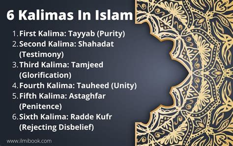 What Are Kalimas In Islam? & Kalima Benefits | Ilmibook