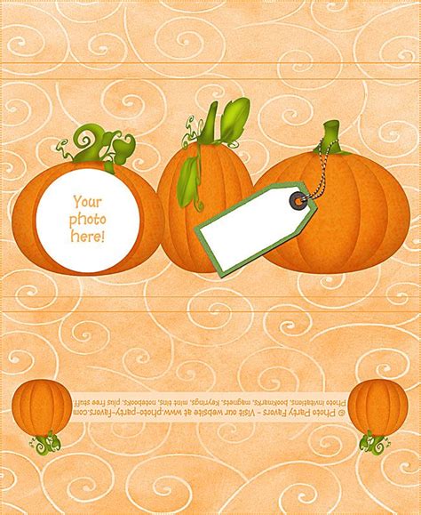 Pumpkins Candy Bar Wrapper - Free Printable Autumn Chocolate Bar Wrapper | Chocolate bar ...
