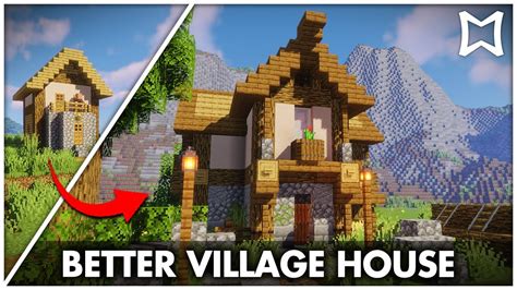 Improved Villager House Tutorial Minecraft | Survival Builds! - YouTube